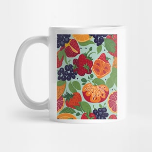 Fruits pattern tee Mug